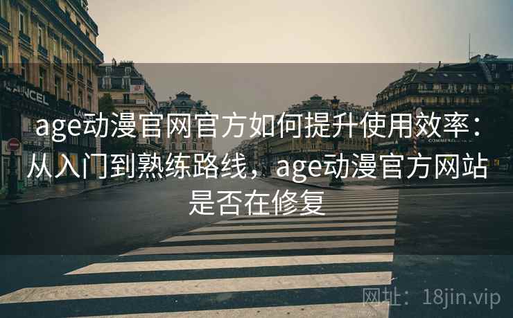 age动漫官网官方如何提升使用效率：从入门到熟练路线，age动漫官方网站是否在修复