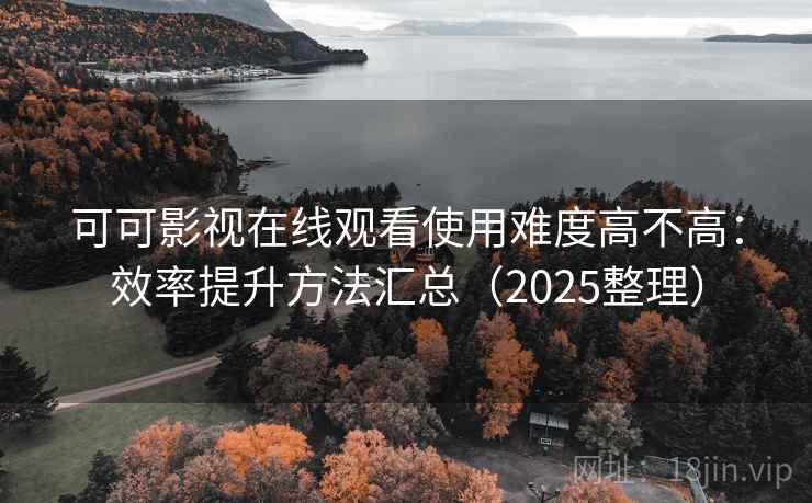 可可影视在线观看使用难度高不高：效率提升方法汇总（2025整理）